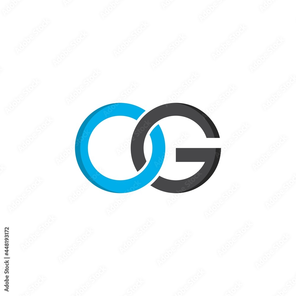 letter OG logo vector icon illustration letter OG logo vector icon illustration