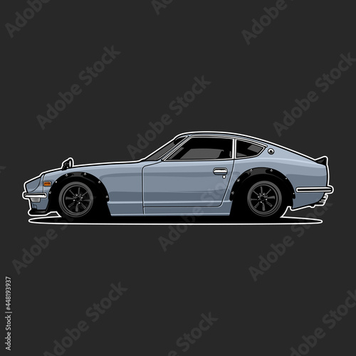 car vector illustration for conceptual design