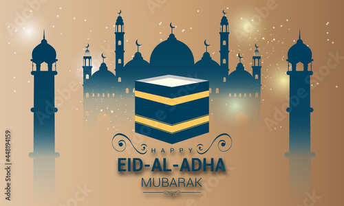 Eid Mubarak Happy Eid Al Adha Muslim eid culture Islamic Arabic Style design