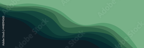 abstract green wave pattern  vector design for wallpaper, backdrop, background, web banner, and design template