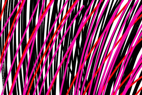 Abstract graphic trendy line art