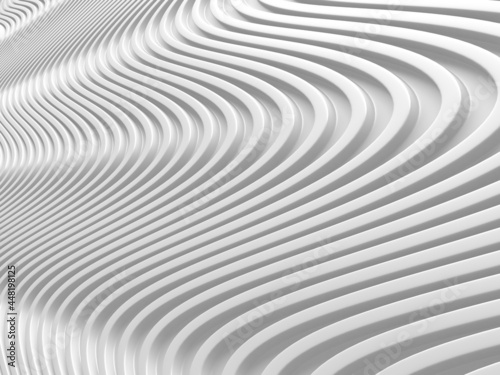 Wallpaper Mural White abstract liquid wavy background Torontodigital.ca