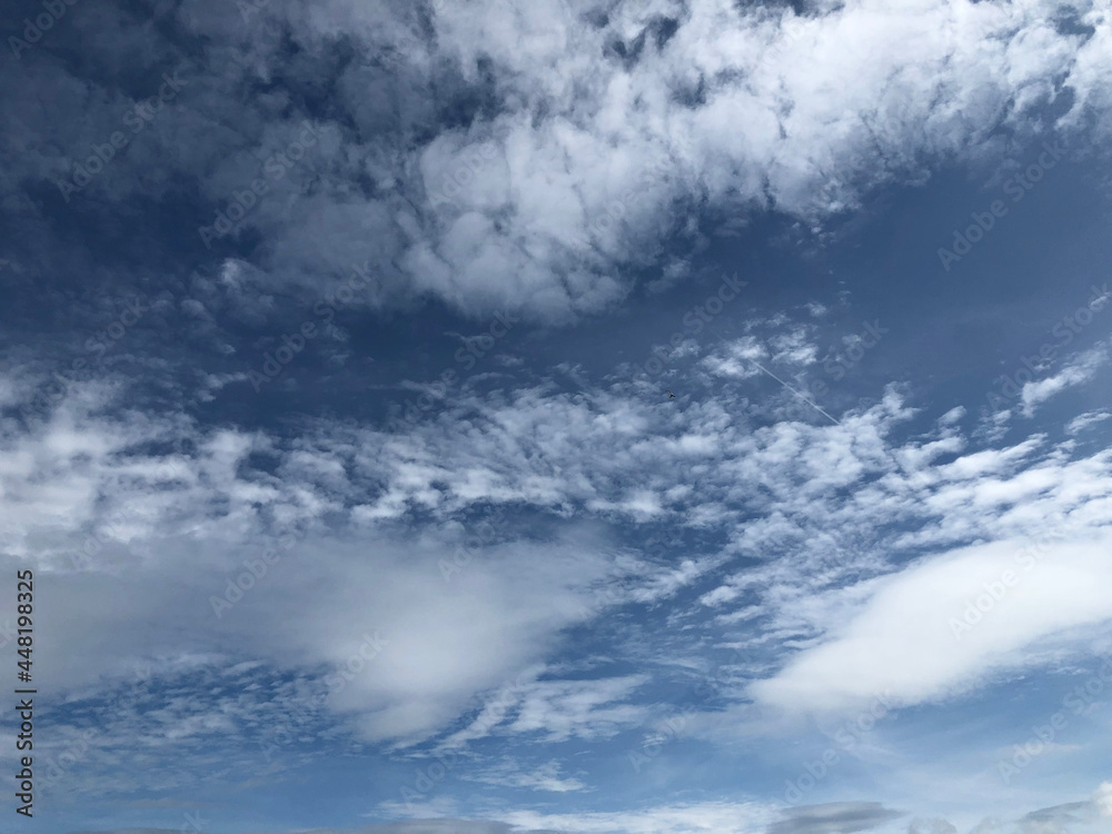clouds over the sea