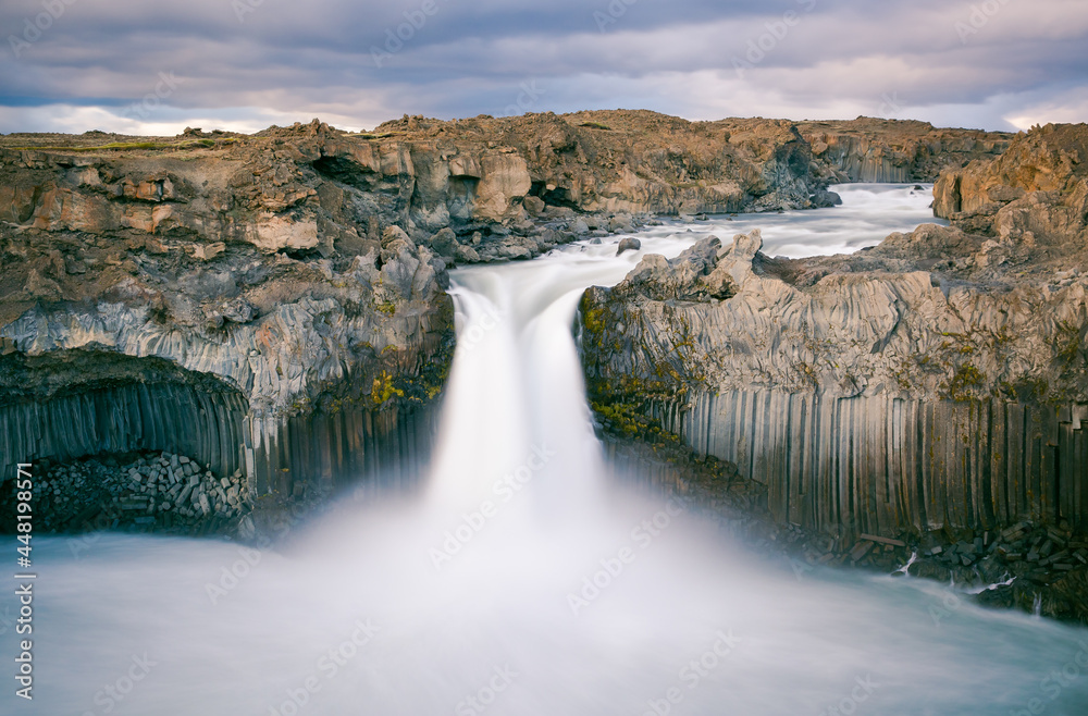 Aldeyjarfoss waterfall Iceland