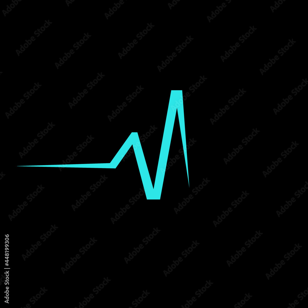 Cardiology doctor health care logo.