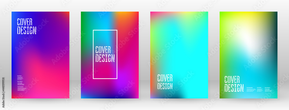 Pastel Soft. Rainbow Gradient Set Color Background Pastel Soft. Rainbow Gradient Set Color Background