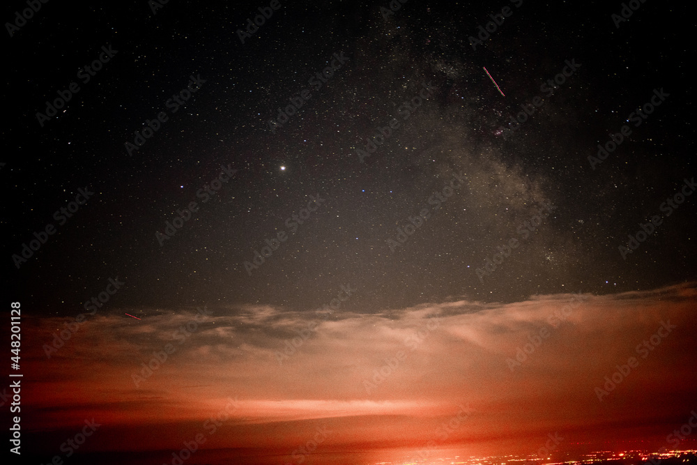 Fototapeta premium vistas nocturnas del cielo estrellado