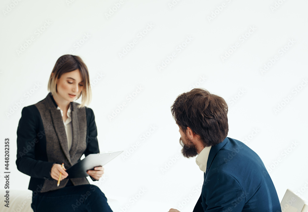 work colleagues office communication work documents work colleagues office communication work documents