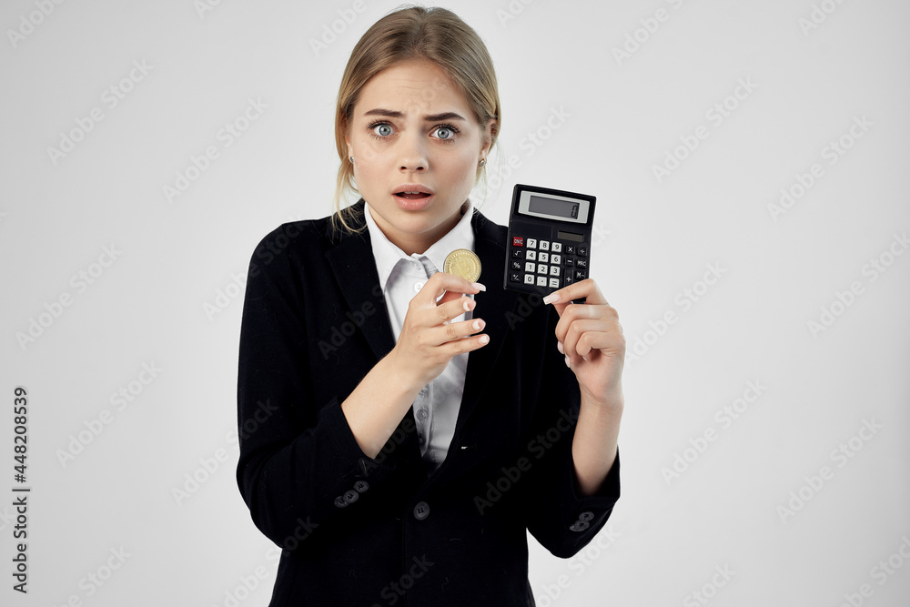 Business Woman Cryptocurrency Bitcoin Electronic Money Investing Business Woman Cryptocurrency Bitcoin Electronic Money Investing