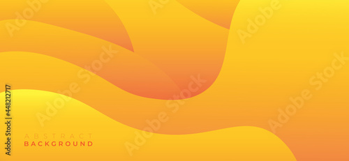 abstract orange waves background