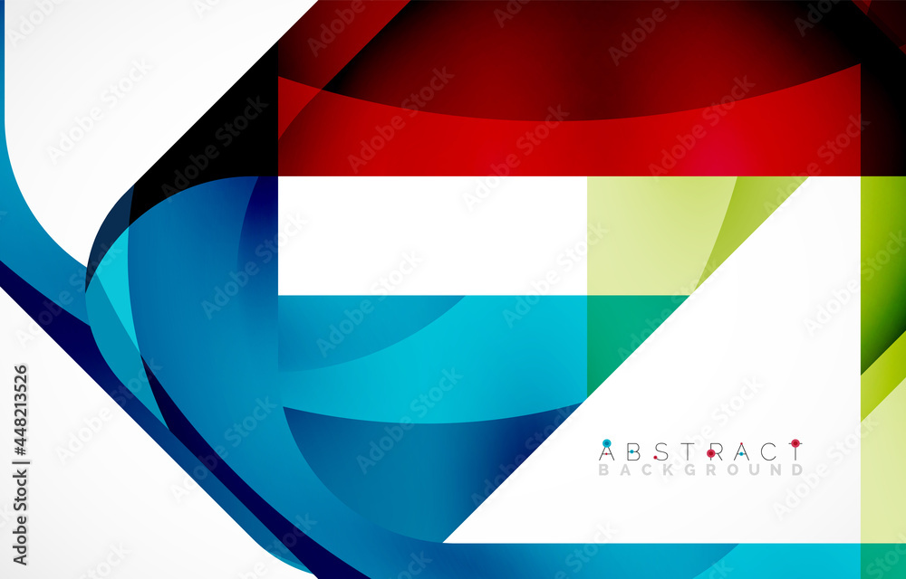 Minimal background. Abstract square shape with round corners created with wavy forms. Vector Illustration For Wallpaper, Banner, Background, Landing Page Minimal background. Abstract square shape with round corners created with wavy forms. Vector Illustration For Wallpaper, Banner, Background, Landing Page