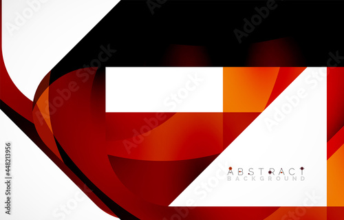 Minimal background. Abstract square shape with round corners created with wavy forms. Vector Illustration For Wallpaper, Banner, Background, Landing Page Free Download Minimal background. Abstract square shape with round corners created with wavy forms. Vector Illustration For Wallpaper, Banner, Background, Landing Page - GFXLoad