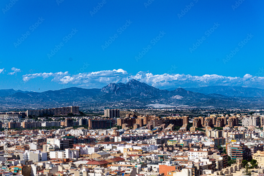 View from Serra Grossa, Alicante, Spain