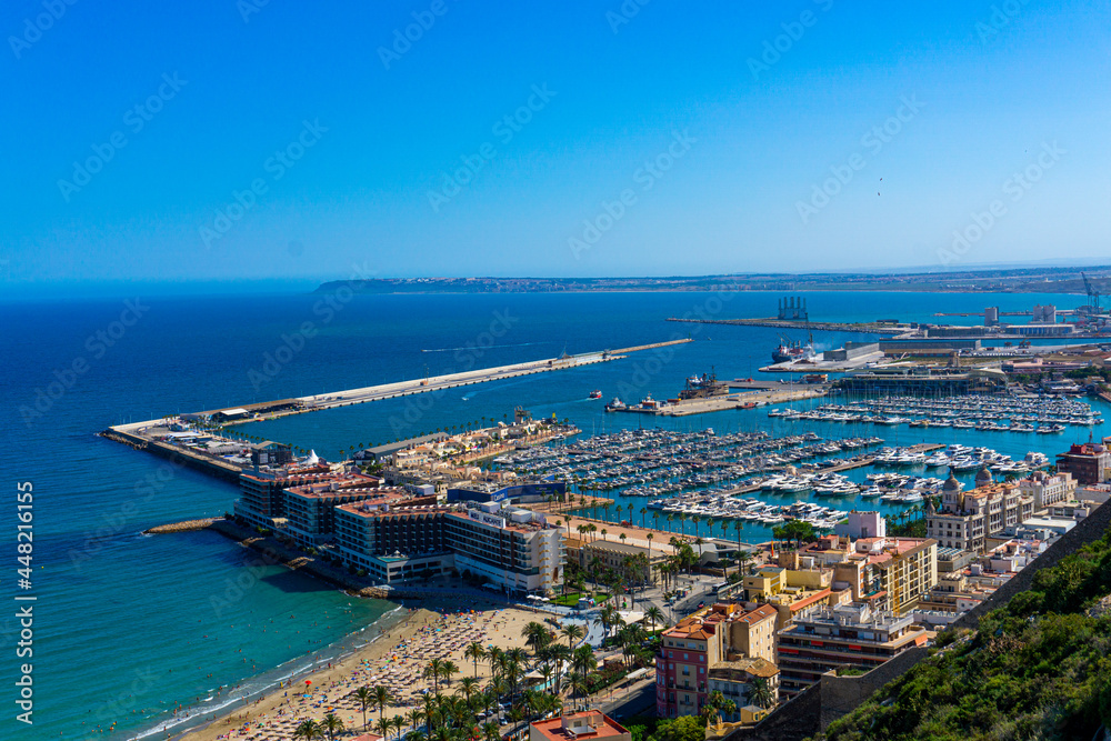 Obraz premium Port of Alicante, Spain