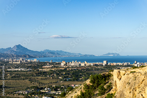 View from Alicante  Spain