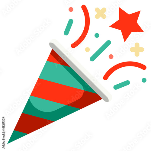 confetti flat icon