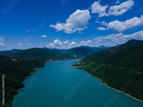 lake in the mountains in summer © Nikita_Piven