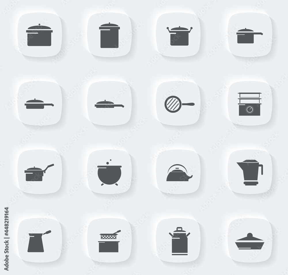 Dishes Icons set
