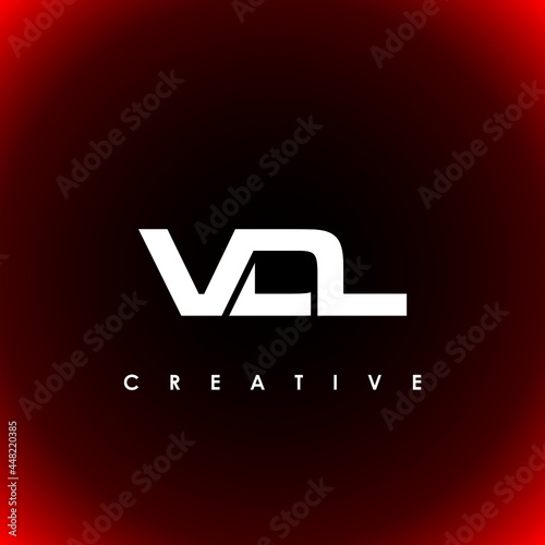 VDL Letter Initial Logo Design Template Vector Illustration photo