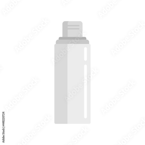 Shaving gel icon flat isolated vector