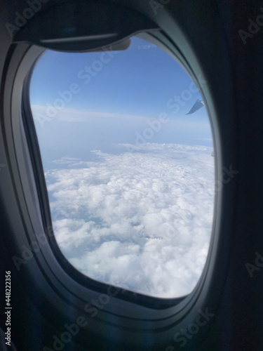 View from an airplane