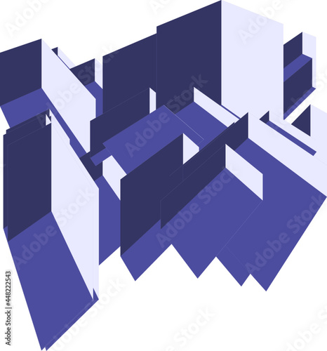 Abstract vector background, blue and white