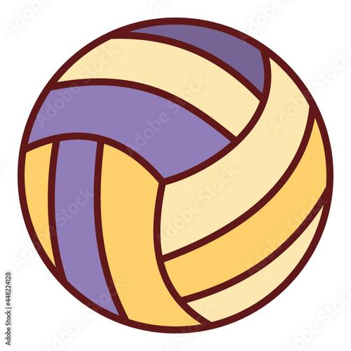 Volley Ball Flat illustration