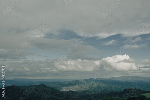 mountian of thailand forest and sky © vicfoto