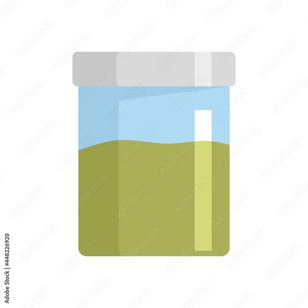 Plant condiment jar icon flat isolated vector Plant condiment jar icon flat isolated vector