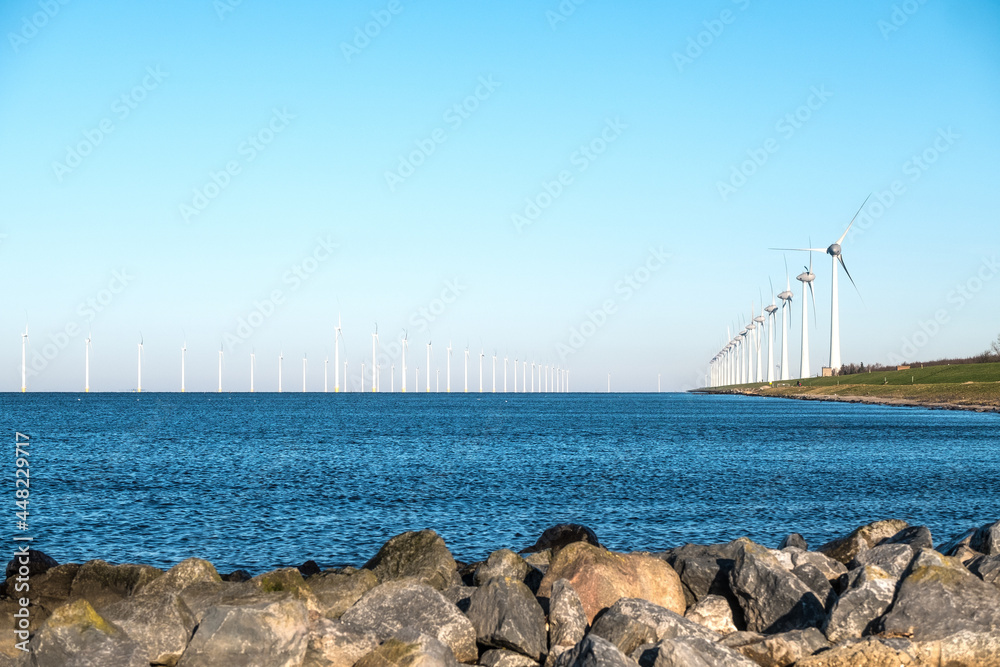 Fototapeta premium Urk, Noordoostpolder, Flevoland Province, The Netherlands