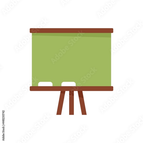 School board icon flat isolated vector