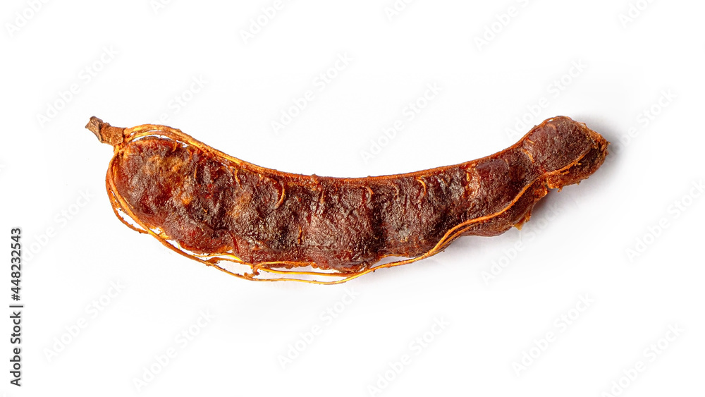 Fototapeta premium tamarind isolated on a white background.