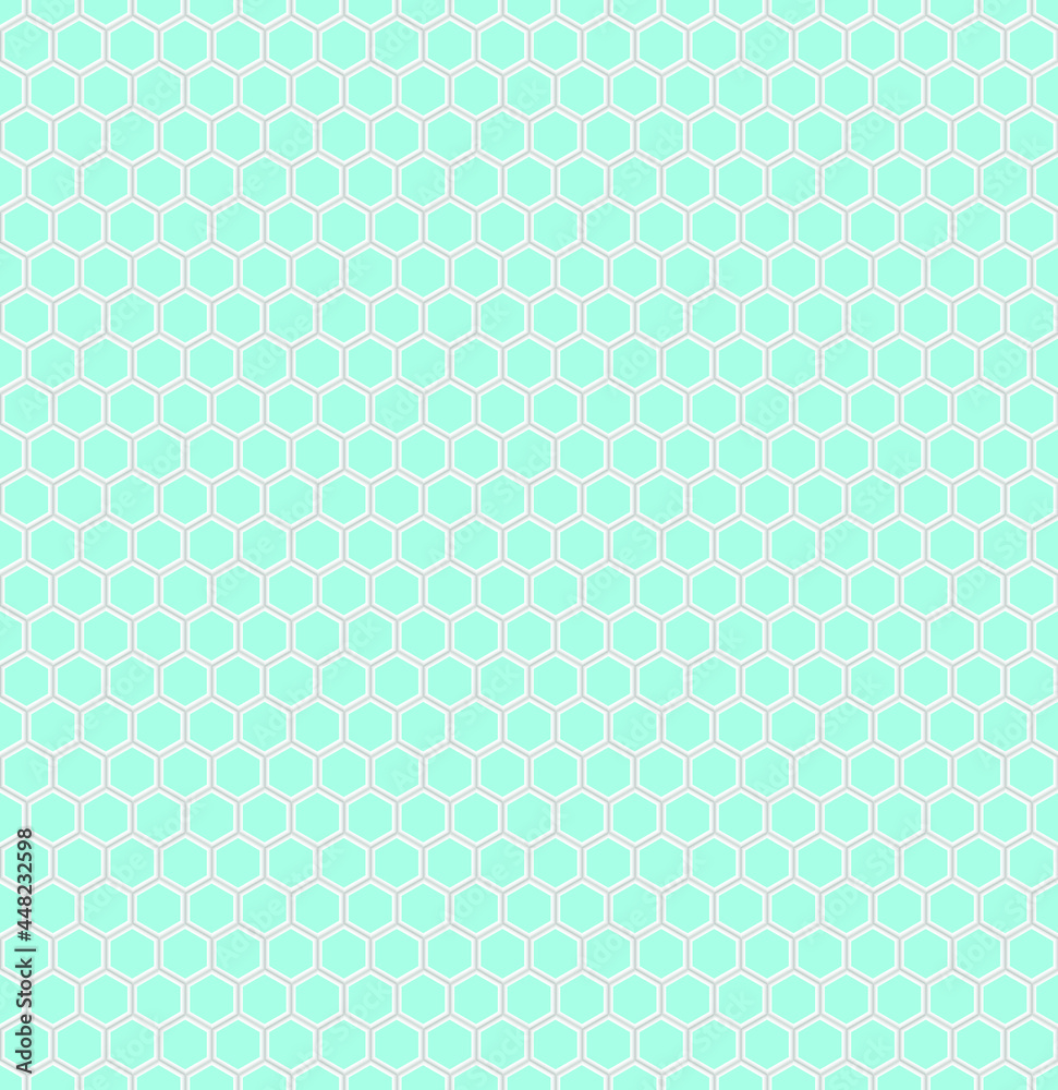 Blue honeycomb mosaic. Vector illustration. 