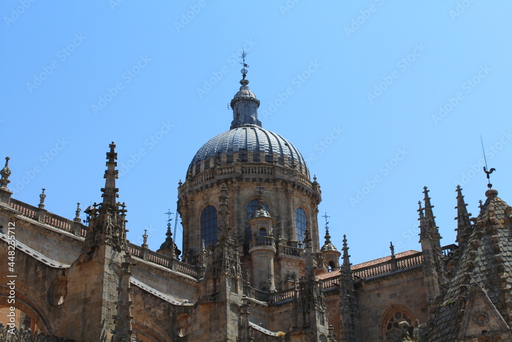 salamanca's cathedral cupola in Spain