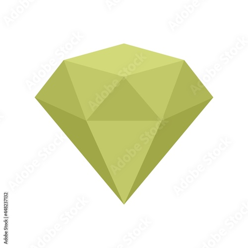 Brilliant icon flat isolated vector