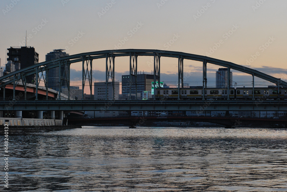 Naklejka premium 隅田川