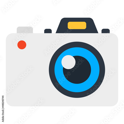 A unique design icon of digital camera