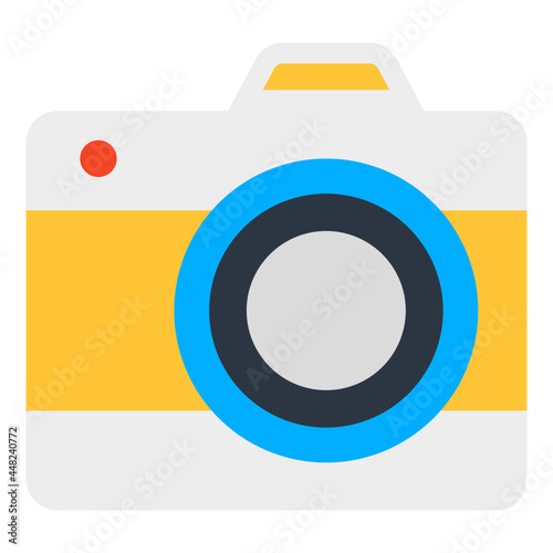 A unique design icon of digital camera