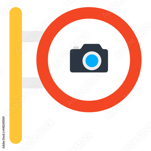 A unique design icon of digital camcorder