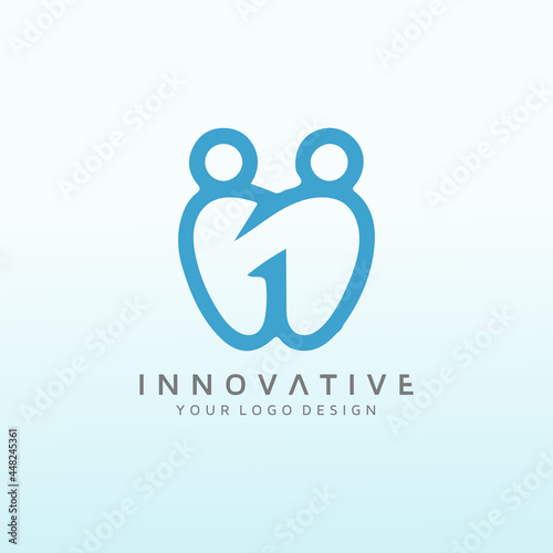 Logo for a new high end family and cosmetic dental office.