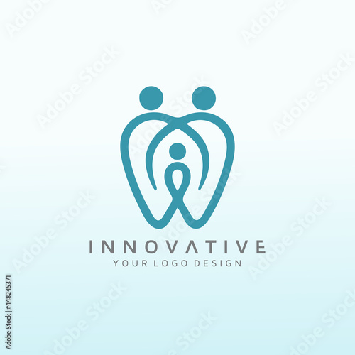 Logo for a new high end family and cosmetic dental office.