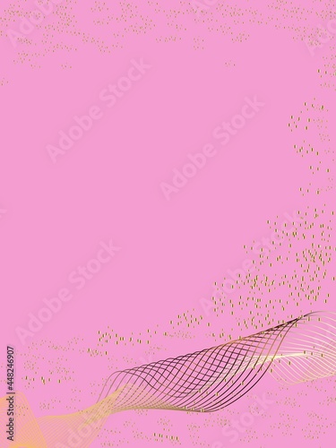 Cristmas and glowing background with gold placer