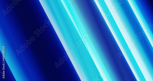 Gradient blue pipes 3d background, glowing pipes background