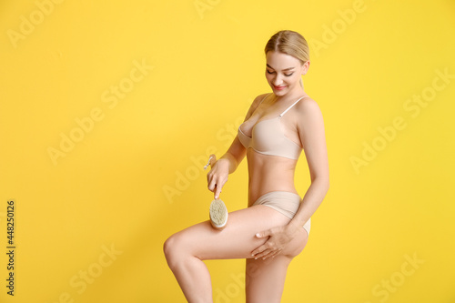 Beautiful young woman with ...
