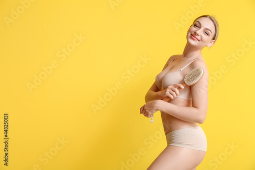 Beautiful young woman with ...