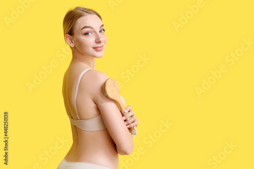 Beautiful young woman with ...