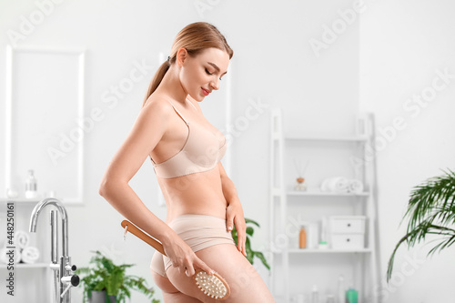 Beautiful young woman with ...