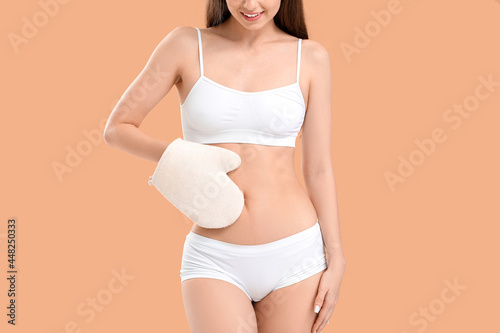 Beautiful young woman with ...