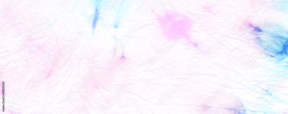 Obraz premium Holographic Watercolor Batik Repeat. Dyed Print