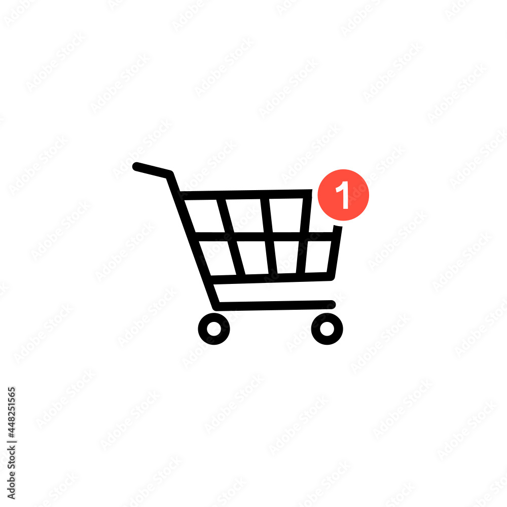 Shopping Cart icon isolated on white background. Shopping Cart icon isolated on white background.